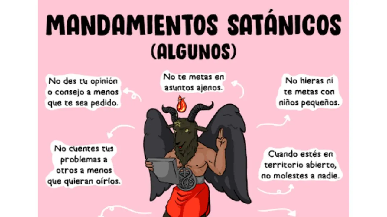 Mandamientos sátanicos poco conocidos