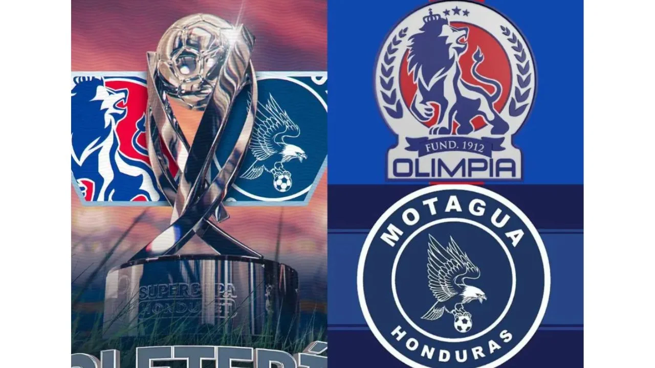 Olimpia vs Motagua mencionan la Supercopa brillante que se observa en la imagen.