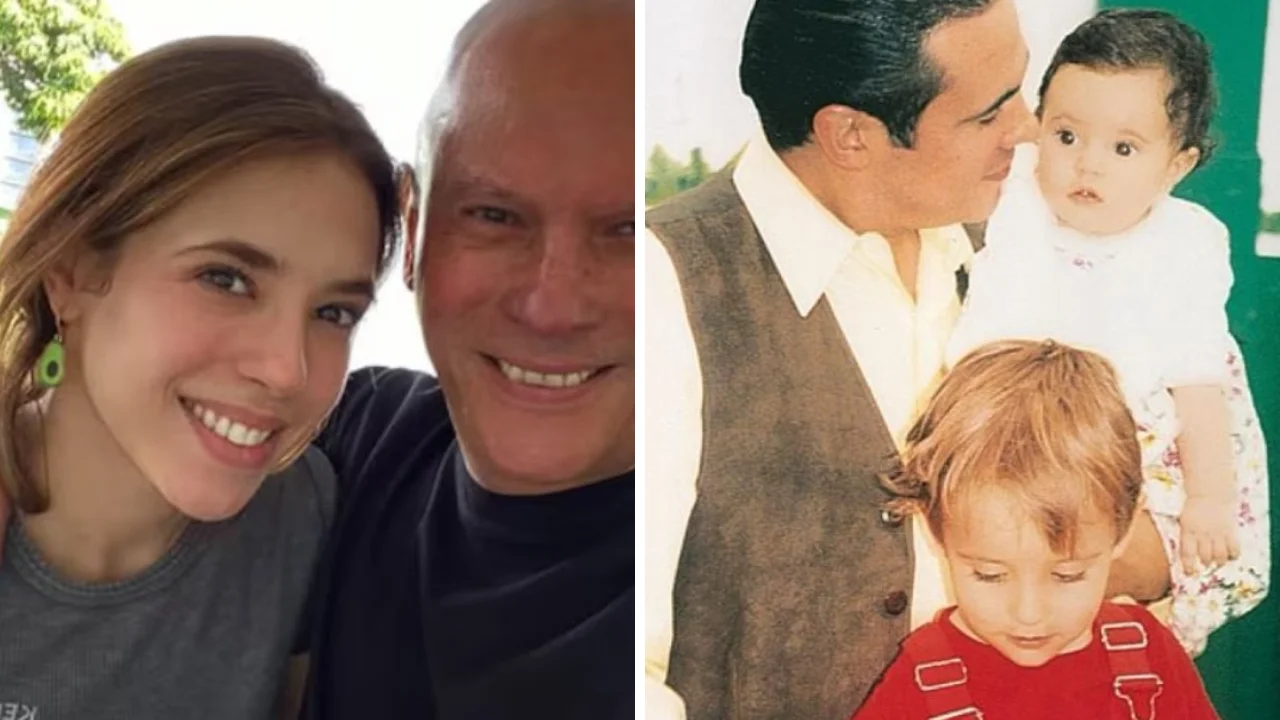 Collage de fotos de Alejandro Ruiz con su hija Arantza Ruiz