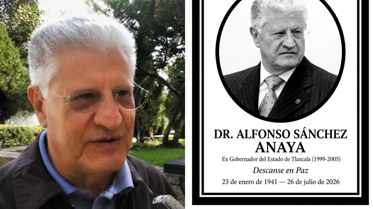 Collage de fotos de Alfonso Sánchez Anaya, exgobernador de Tlaxcala,