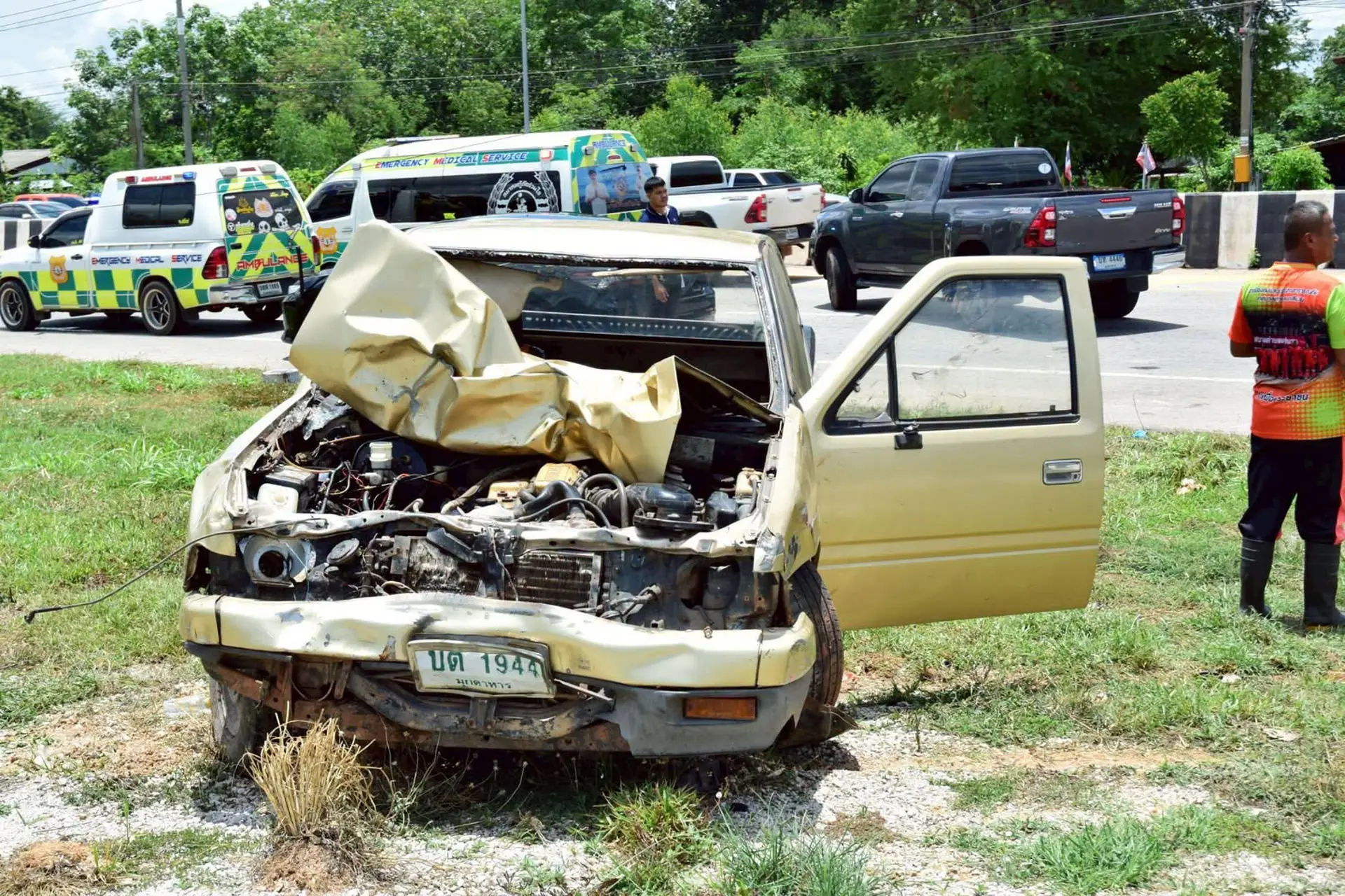 camioneta con la que un menor mató a varios monjes en Filipinas