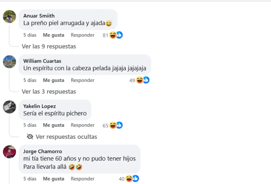 Joven embarazada por espíritu
