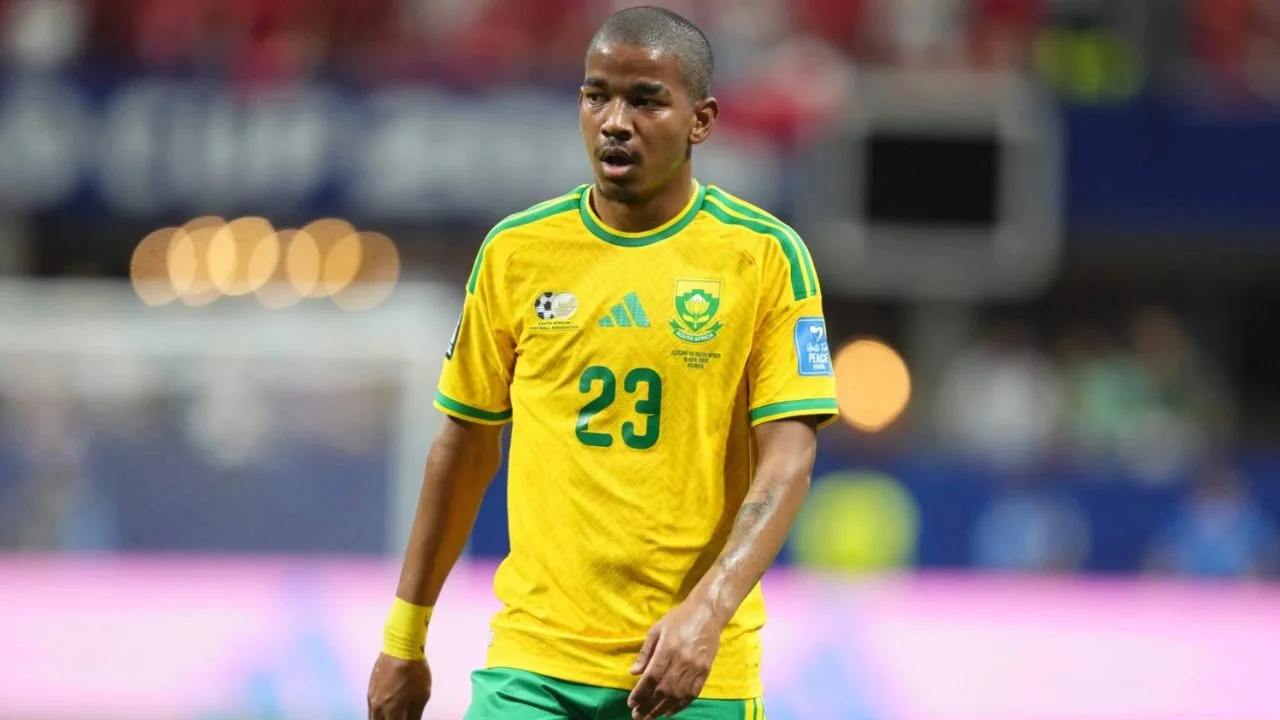 Jayden Adams, número 23 de la selección de Sudáfrica del Mundial de 2026.