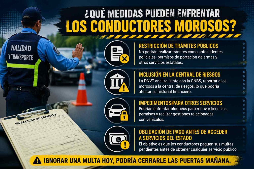 conductores morosos