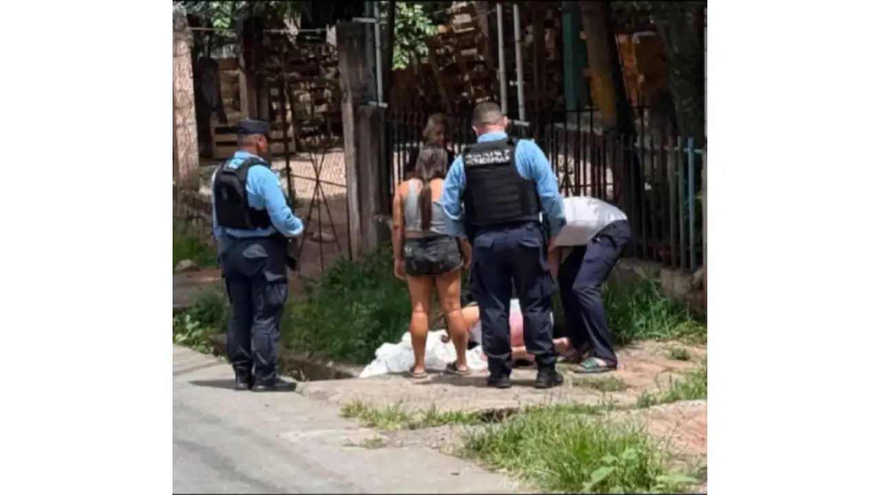 Lugar donde fue asesinado el joven Daniel Cruz de 25 años.