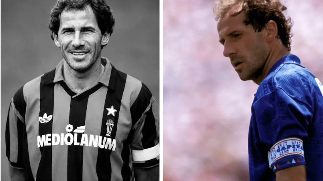 Collage de fotos de Franco Baresi