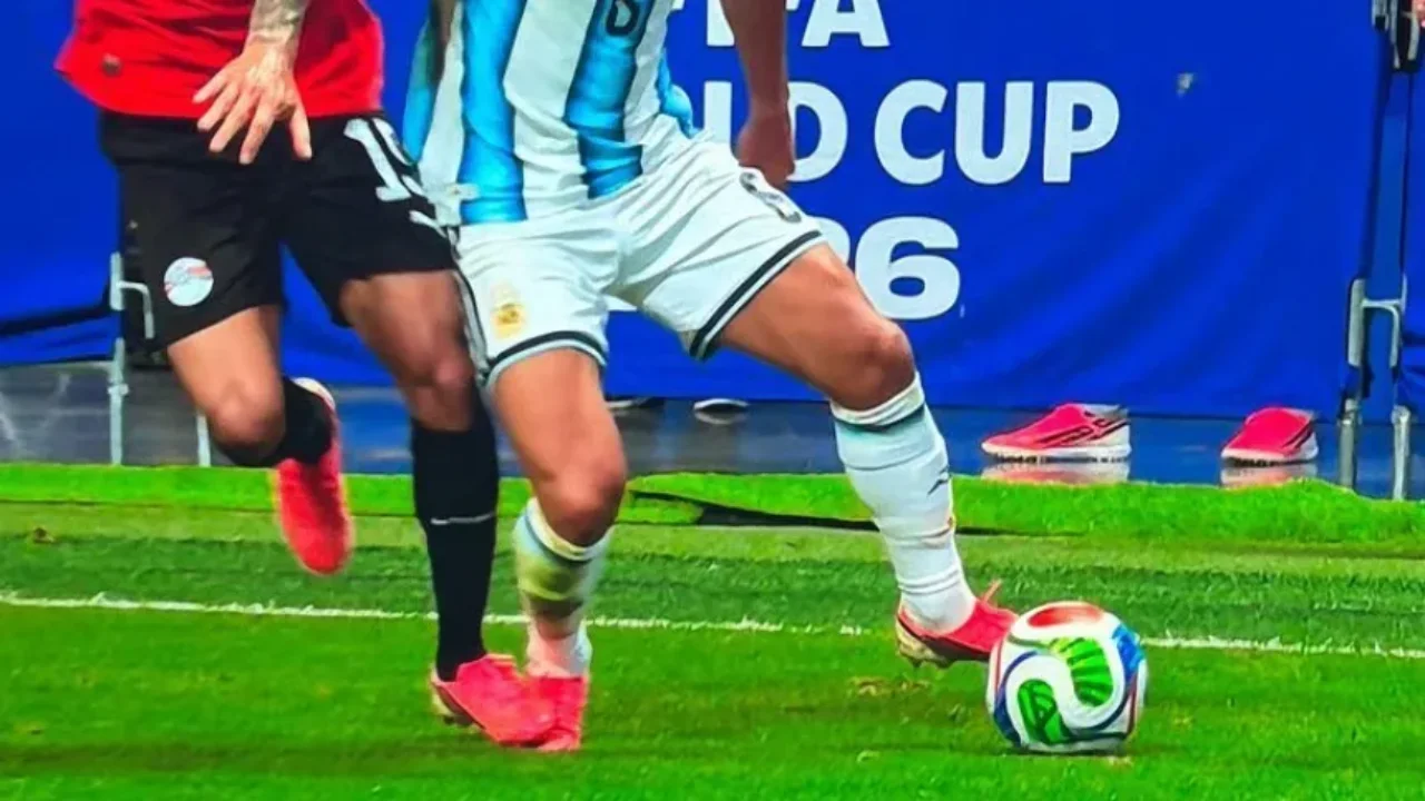 Foto del partido de Edipto contra Argentian por la que anularon el gol de Egipto