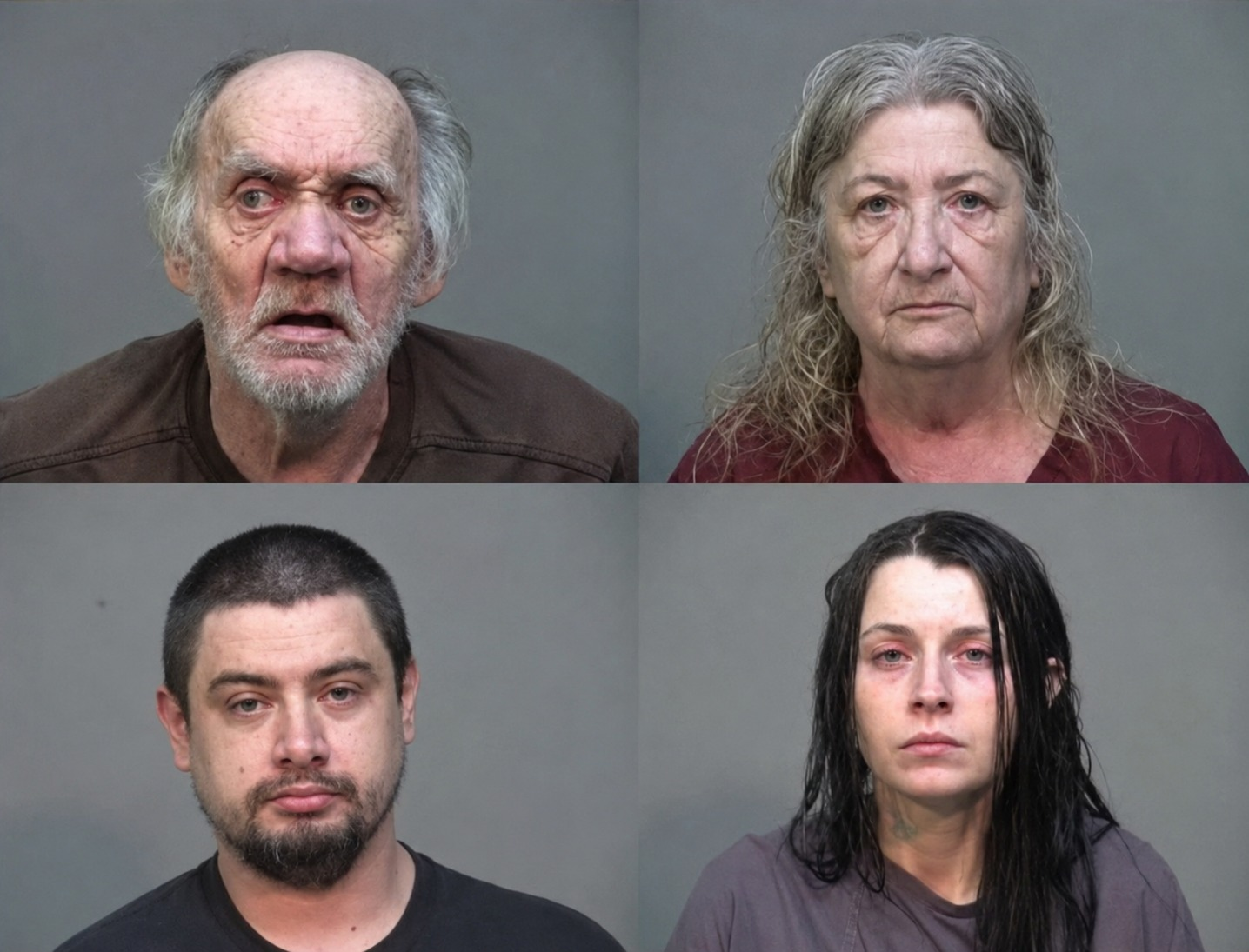 Gary Siders Jr., Elizabeth Siders, Gary Siders Sr. y Christina Siders