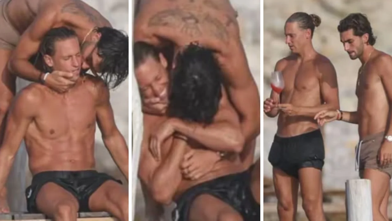 Collage de fotos de Ferran Torres y Marcos Llorente