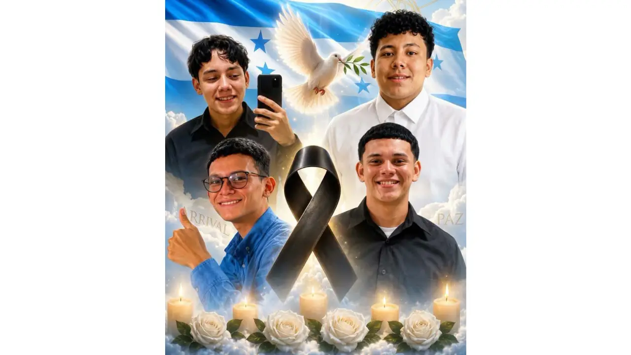 Foto en vida de los jóvenes asesinados en La Ceiba.