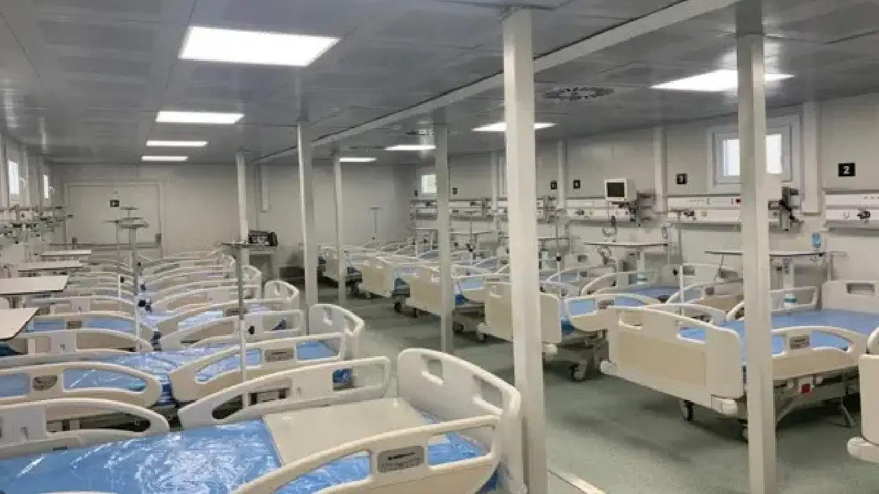 Camas de hospitales móviles de Honduras