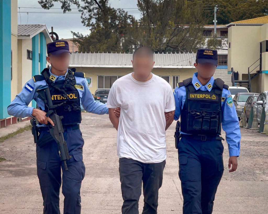 hondureño detenido