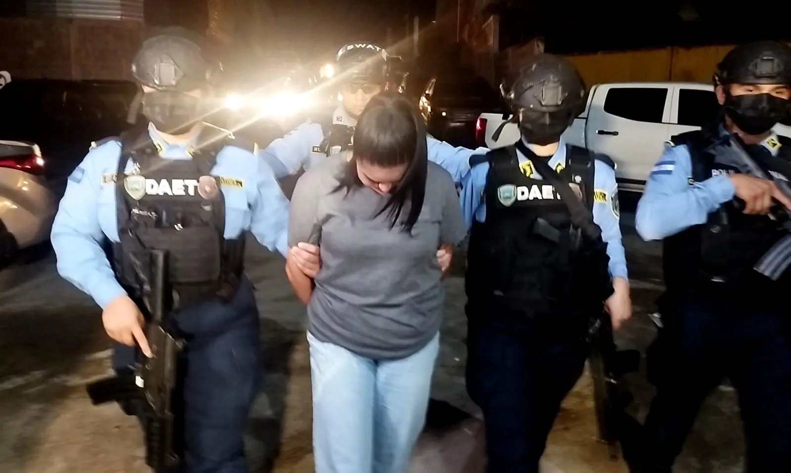 mujer detenida