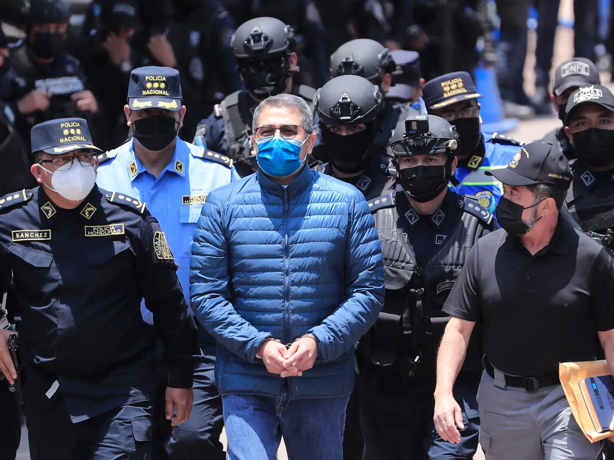 Juan Orlando Hernández detenido