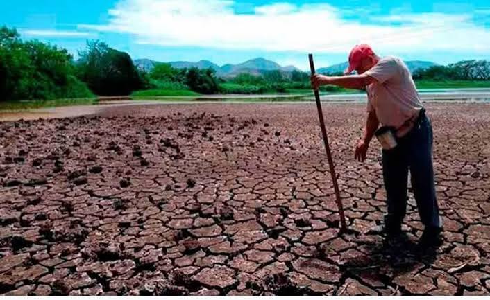 tierra seca hombre
