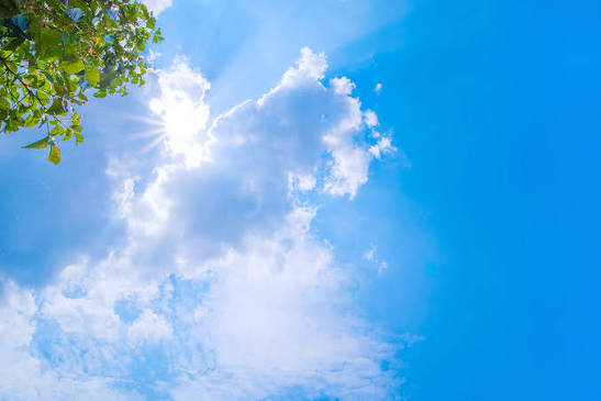 cielo sol nubes