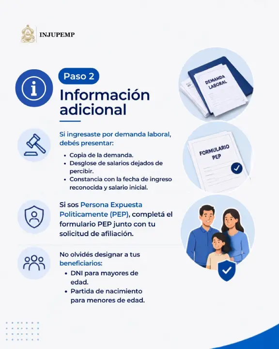 Afiliación INJUPEMP