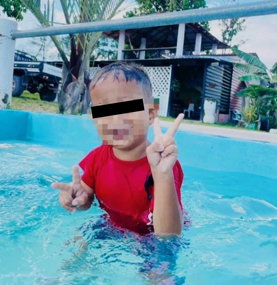 Foto del niño que murió ahogado en balneario de Olancho