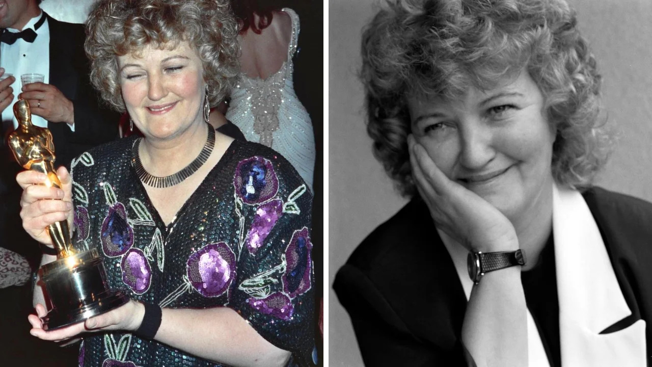 Collage de fotos de la actriz Brenda Fricker