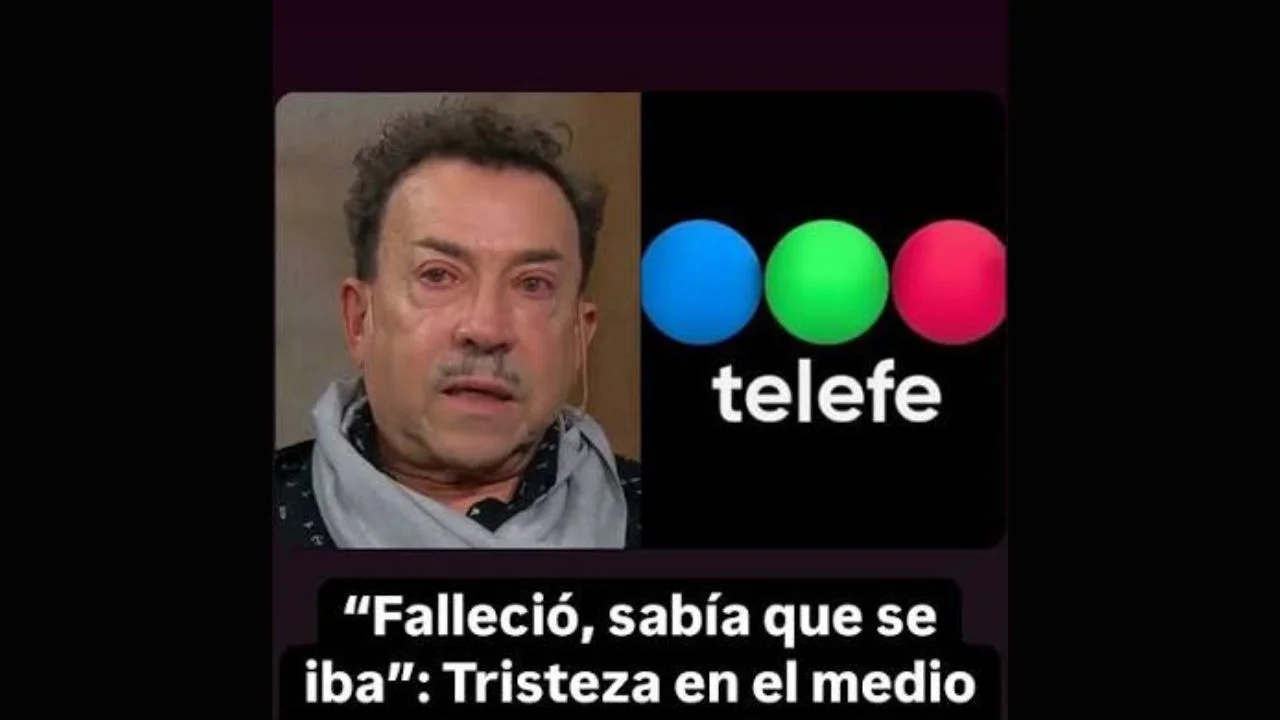 Publicación sobre la noticia falsa de la muerte de Aníbal Pachano.