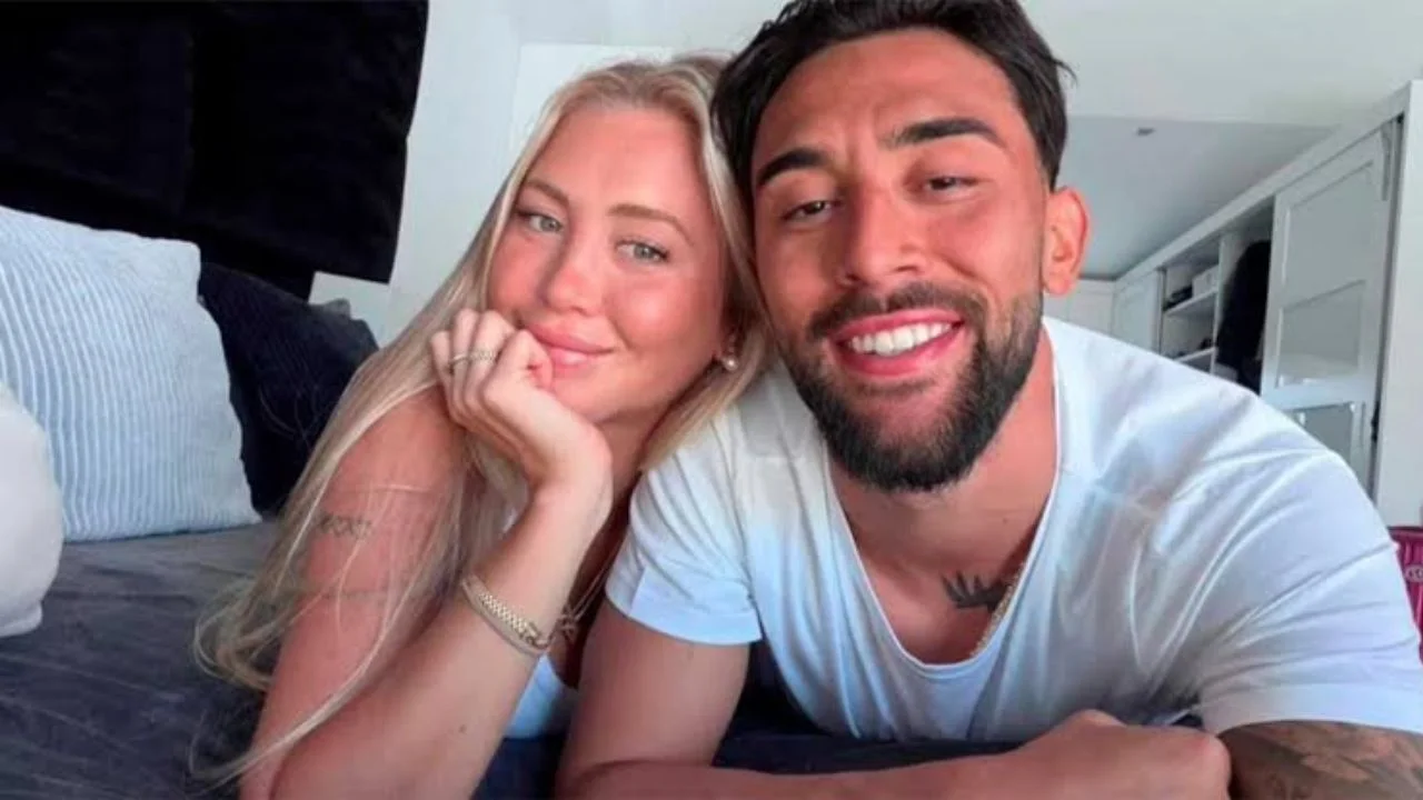Nico González y su novia Ludmila Isabella.
