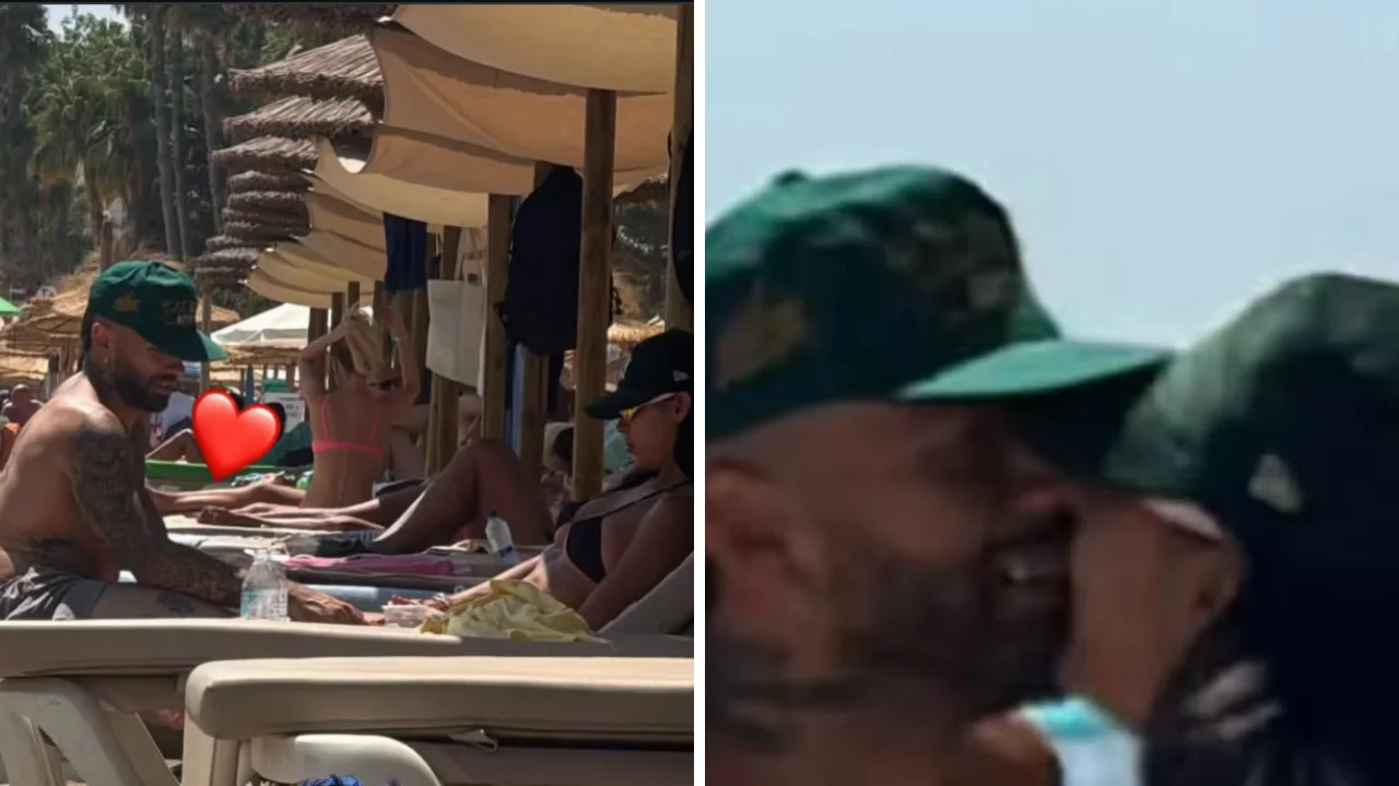 Fotos de Feid con una mujer en la playa de Marbella