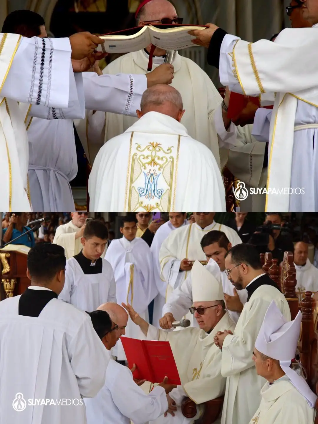 Ordenación del obispo Patricio Larrosa de la Diócesis de Danli