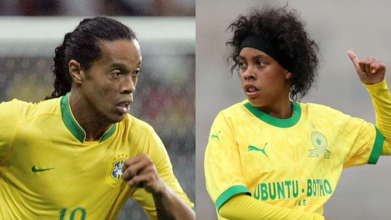 Fotografías de Ronaldinho y Miche Minnies.