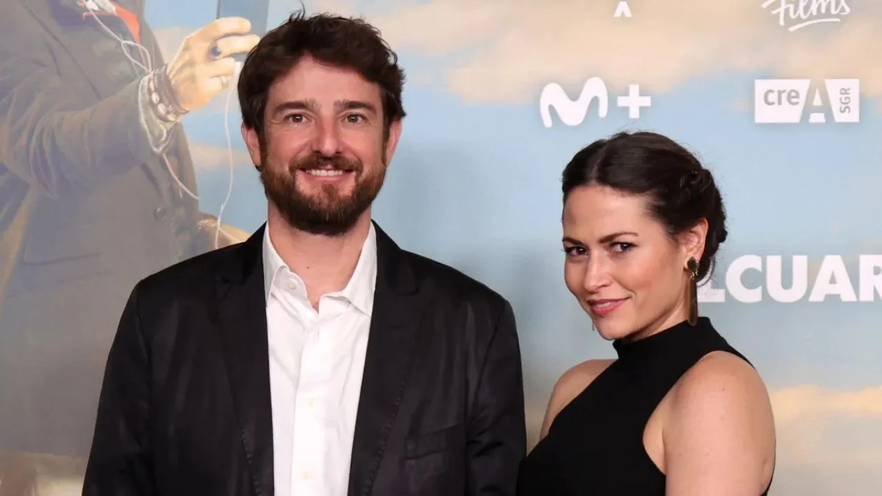 Gorka Otxoa y su pareja Cristina Maisonnave.