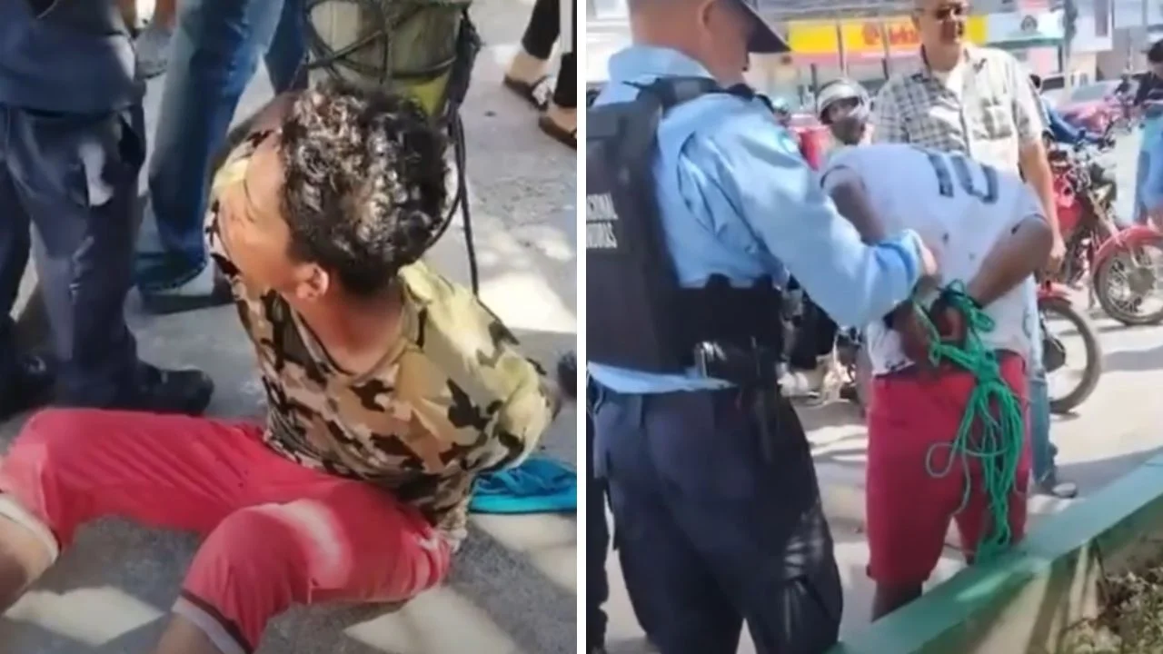 Imagen de Pobladores atan y linchan a dos presuntos asaltantes en La Ceiba