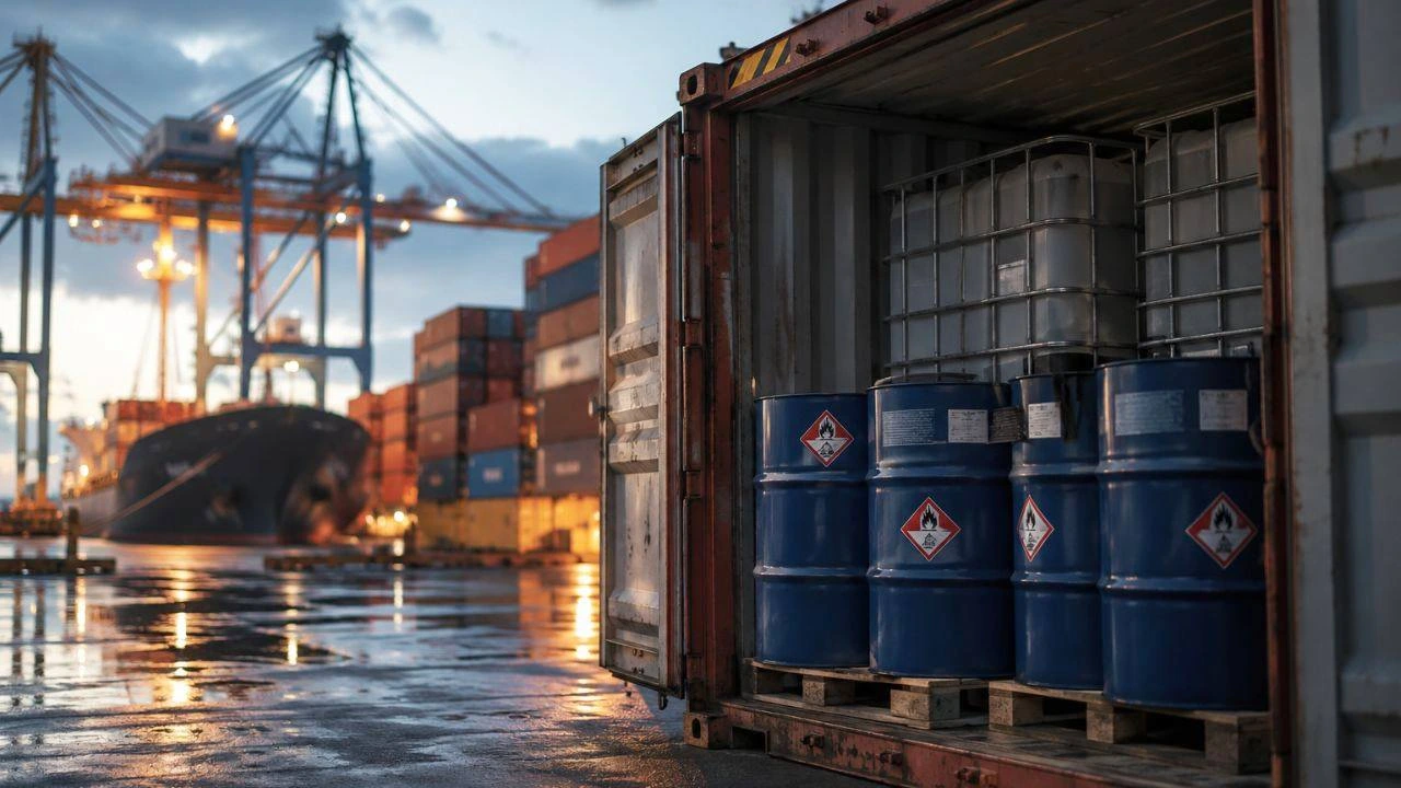 No es cocaína ni fentanilo: el butanodiol navega entre contenedores Imagen de No es cocaína ni fentanilo: el butanodiol navega entre contenedores