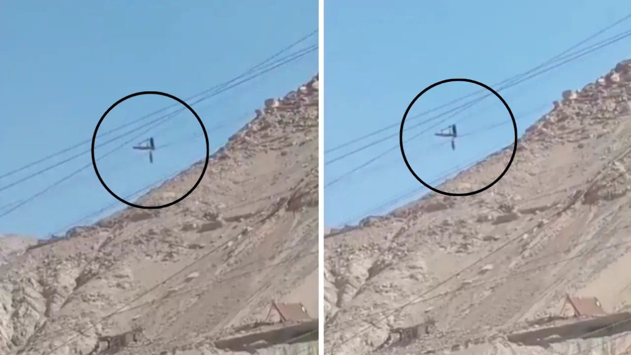 Imagen de Captan últimos segundos de trabajador que cayó de una tirolesa industrial