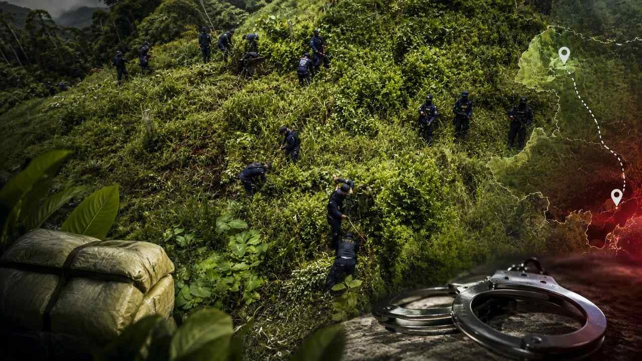 Imagen de La cocina de la cocaína estaba escondida entre los árboles de Olancho