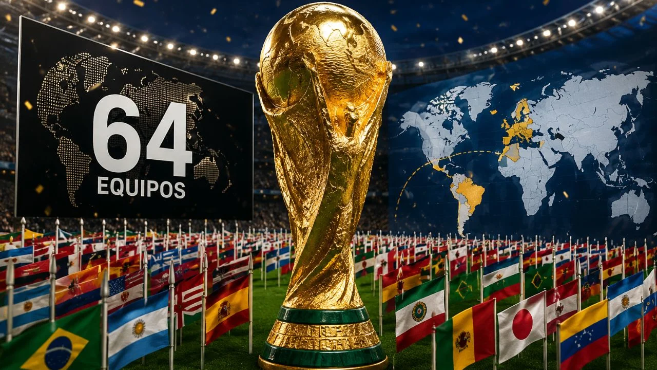 Conmebol insiste en un Mundial con 64 selecciones para el Centenario en 2030 Imagen de Conmebol insiste en un Mundial con 64 selecciones para el Centenario en 2030