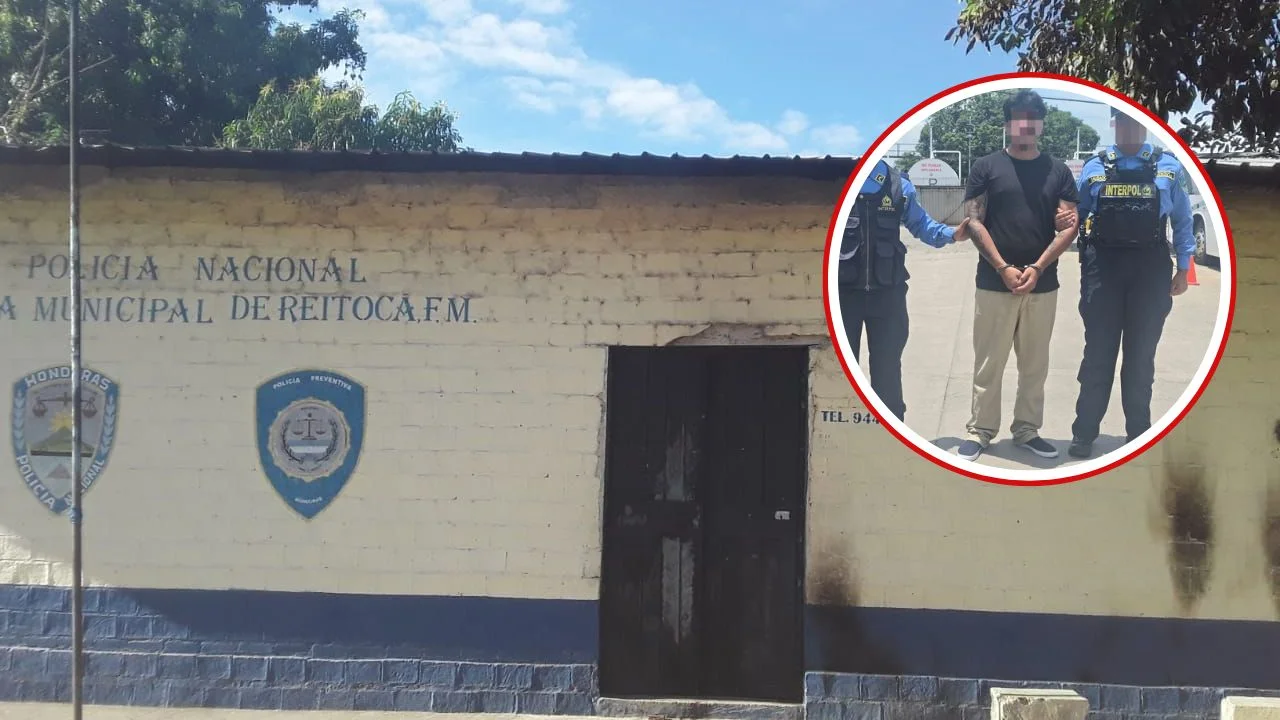 Capturan en aeropuerto hondureño deportado acusado por incendio a posta policial Imagen de Capturan en aeropuerto hondureño deportado acusado por incendio a posta policial