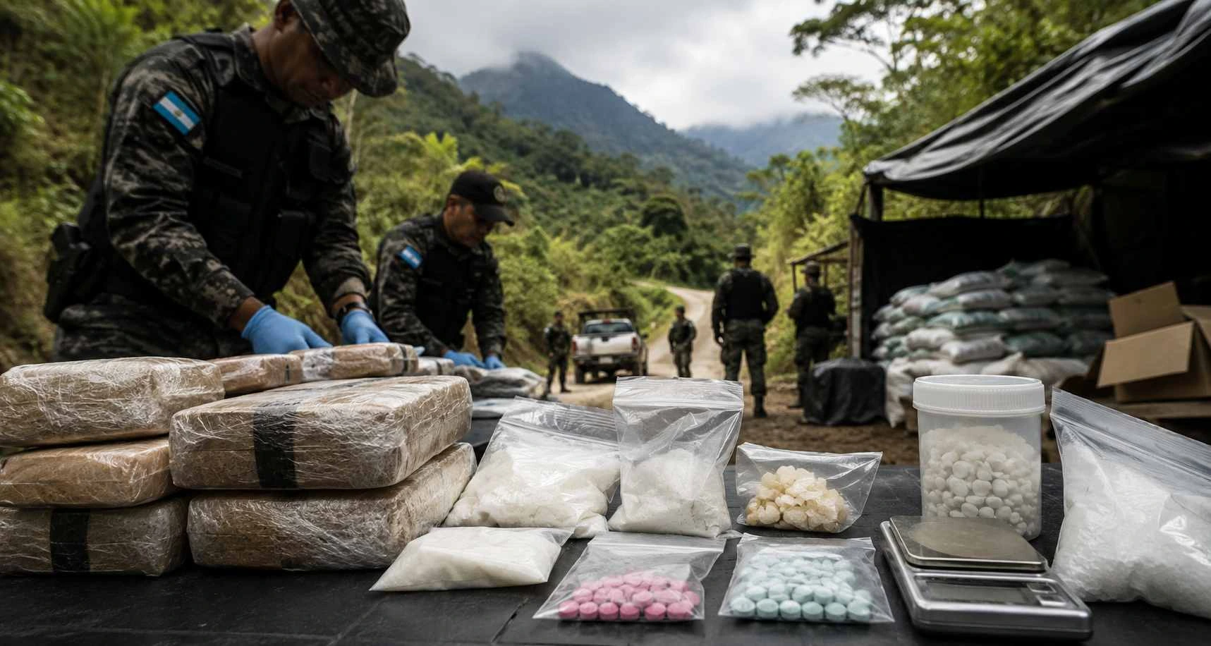 Honduras golpea al narco, pero las nuevas drogas ya cruzan la región Imagen de Honduras golpea al narco, pero las nuevas drogas ya cruzan la región
