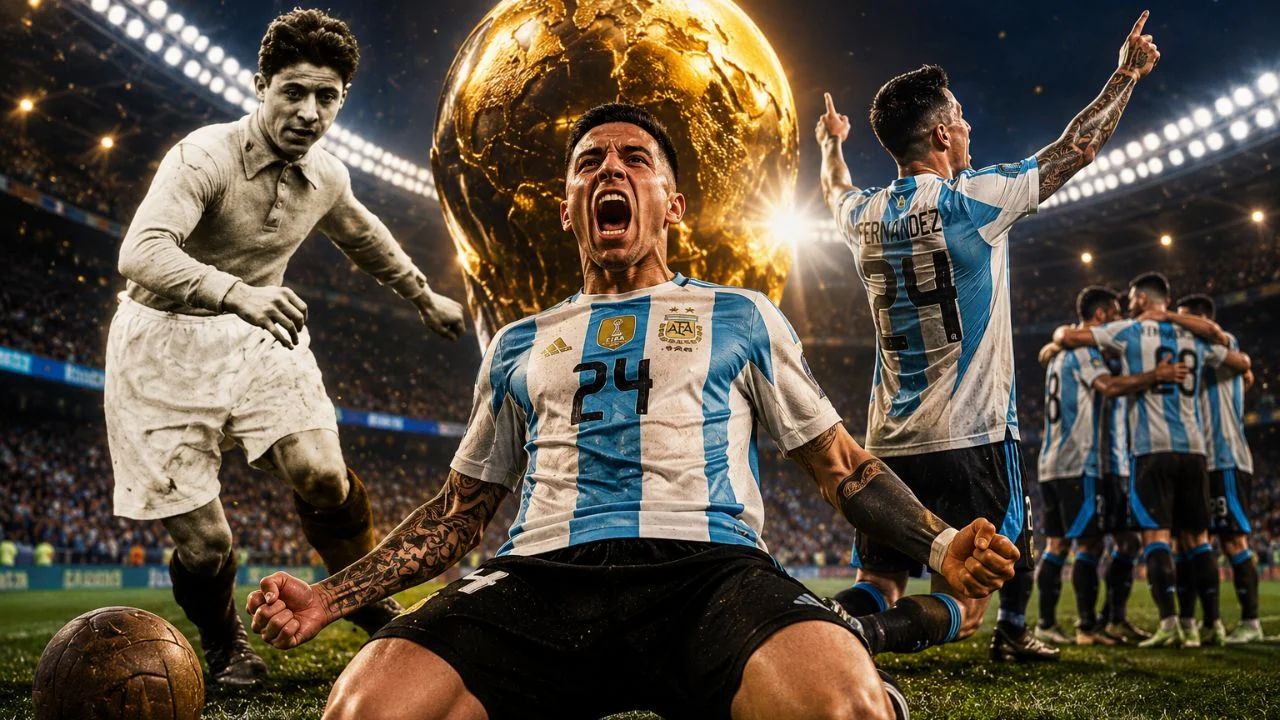El gol 3,000 de los Mundiales: la historia que escribió Enzo Fernández Imagen de El gol 3,000 de los Mundiales: la historia que escribió Enzo Fernández