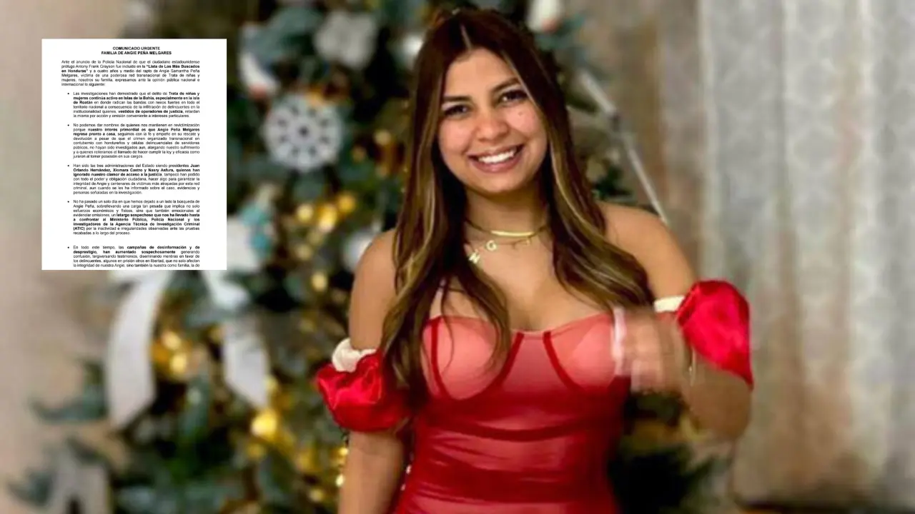 Familia de Angie Peña denuncia inactividad e irregularidades en investigación Imagen de Familia de Angie Peña denuncia inactividad e irregularidades en investigación
