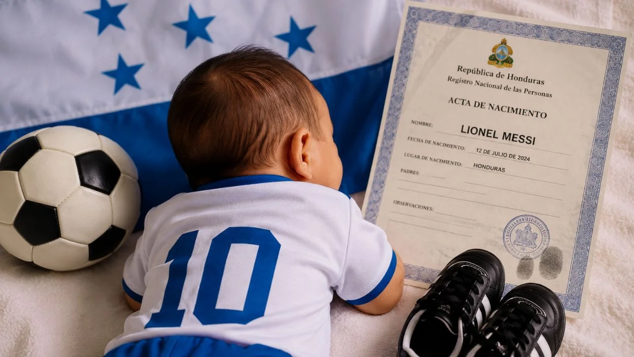 Messi Mbappé: los curiosos nombres que el RNP registra en Honduras Imagen de Messi Mbappé: los curiosos nombres que el RNP registra en Honduras