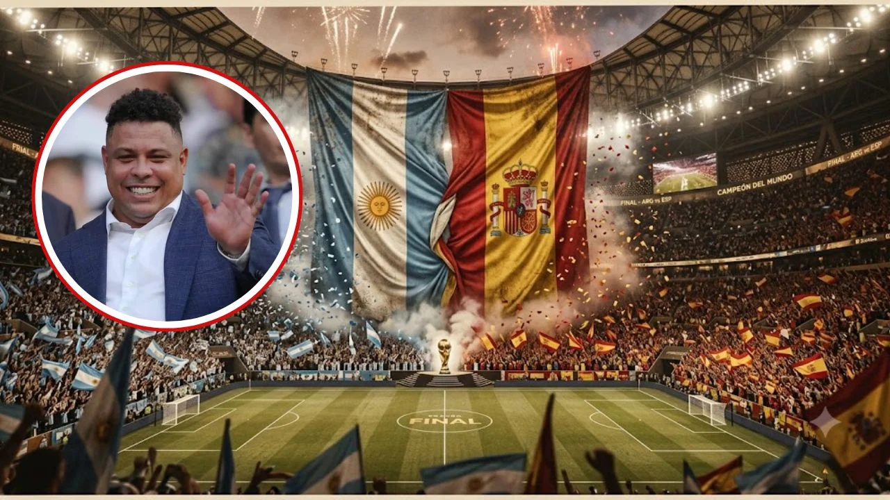 Ronaldo reconoce méritos a Argentina pero: ‘Creo que gana España, y fácil’ Imagen de Ronaldo reconoce méritos a Argentina pero: ‘Creo que gana España, y fácil’
