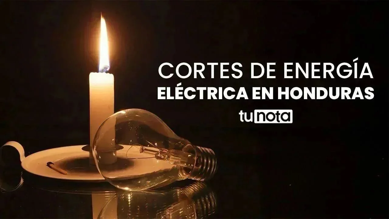 Cortes de energía eléctrica para este sábado 1 de agosto en Honduras Imagen de Cortes de energía eléctrica para este sábado 1 de agosto en Honduras