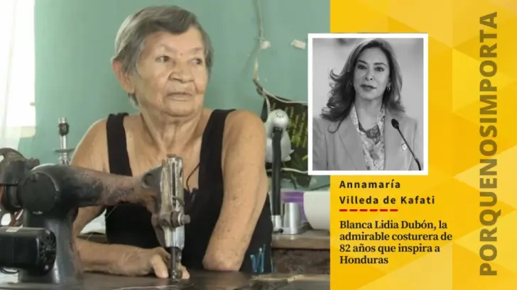 Imagen Principal de Nota: Blanca Lidia Dubón, la admirable costurera de 82 años que inspira a Honduras