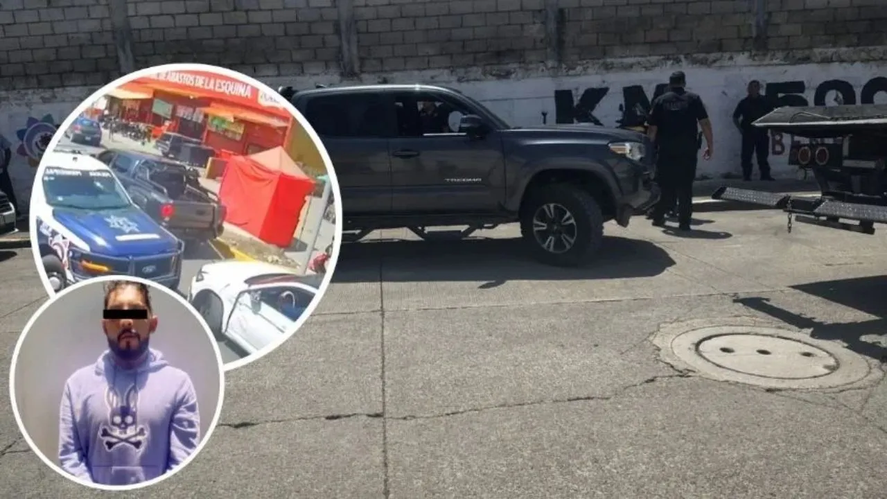 Hombre golpea a policía al intentar huir con el auto chocado de su esposa Imagen de Hombre golpea a policía al intentar huir con el auto chocado de su esposa