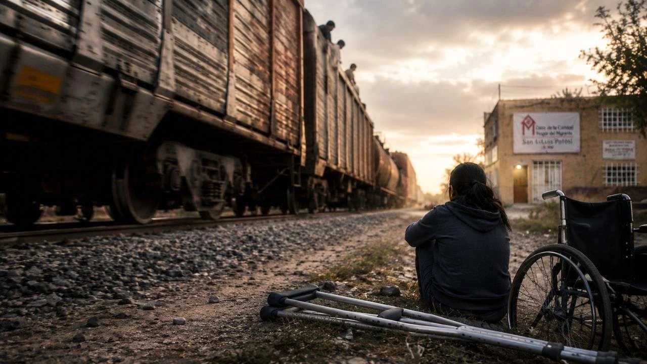 Quiso alcanzar 'La Bestia', pero el tren le arrebató las dos piernas Imagen de Quiso alcanzar 'La Bestia', pero el tren le arrebató las dos piernas