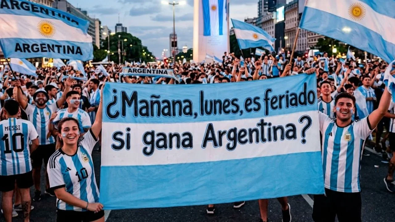 ¿Mañana, lunes, es feriado si gana Argentina? ¿Habrá asueto el 20 de julio? Imagen de ¿Mañana, lunes, es feriado si gana Argentina? ¿Habrá asueto el 20 de julio?