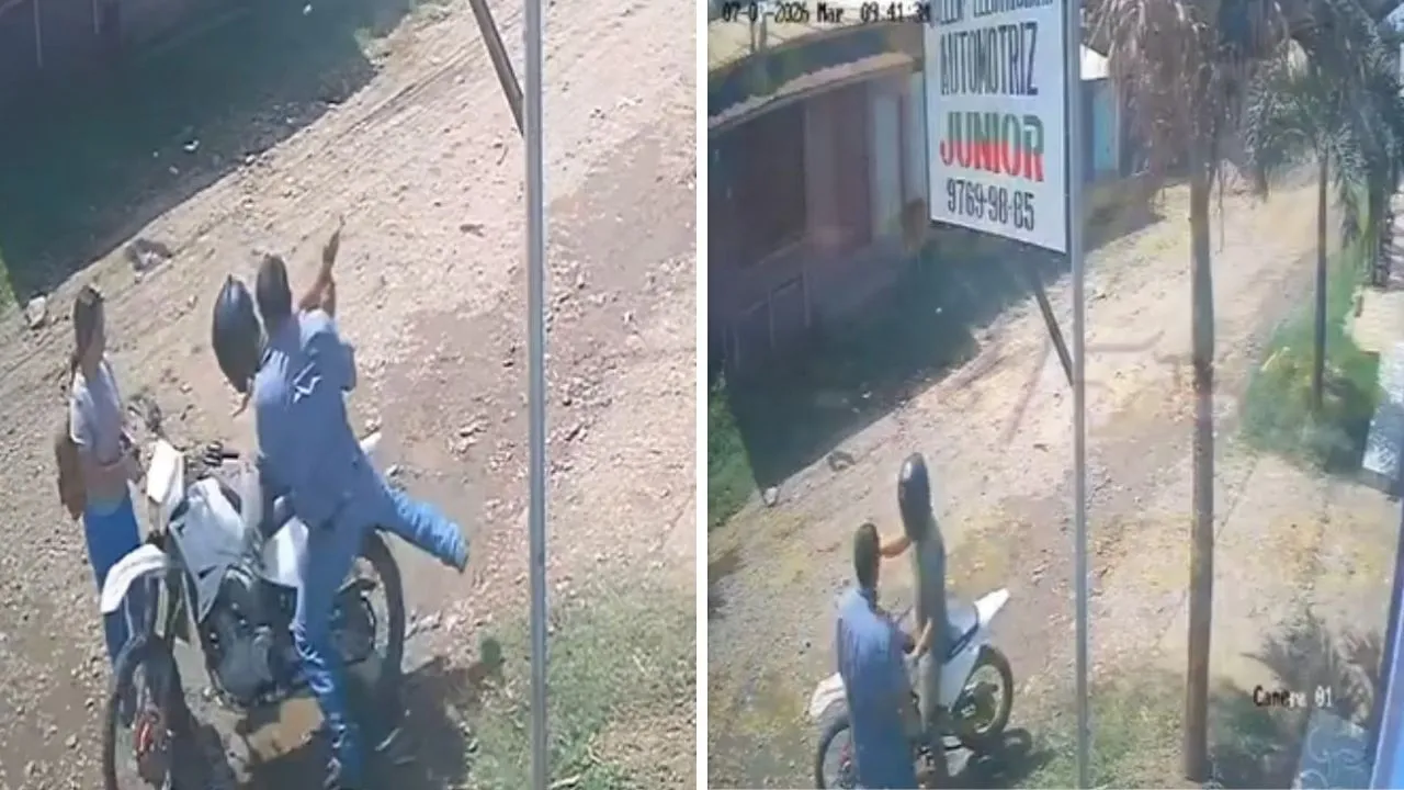 Cámara capta a hondureña y su pareja en pelea con su hermano Imagen de Cámara capta a hondureña y su pareja en pelea con su hermano