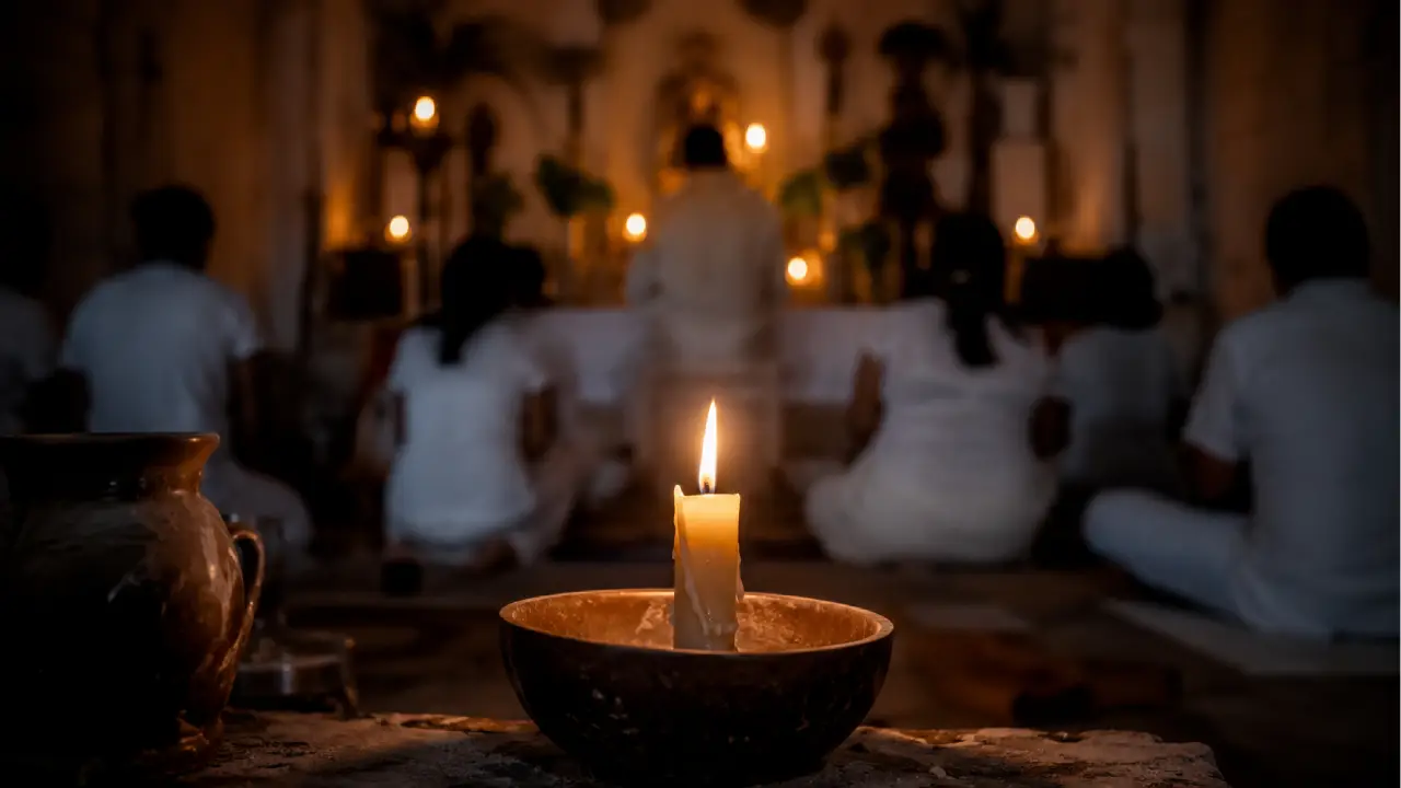 Mujer muere tras resultar gravemente quemada durante un ritual religioso Imagen de Mujer muere tras resultar gravemente quemada durante un ritual religioso