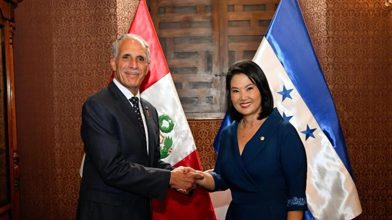 Nasry Asfura y Keiko Fujimori reactivan diálogo diplomático entre Honduras y Perú