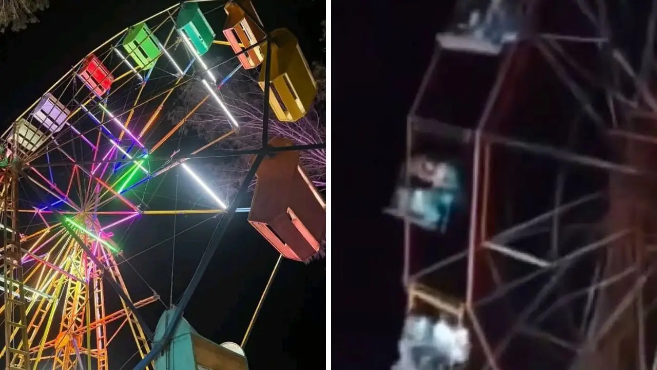 Niño de 9 años muere tras salir volando de juego mecánico en feria rural Imagen de Niño de 9 años muere tras salir volando de juego mecánico en feria rural