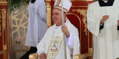 Imagen de Algarabía en Danlí por la ordenación de Patricio Larrosa como obispo